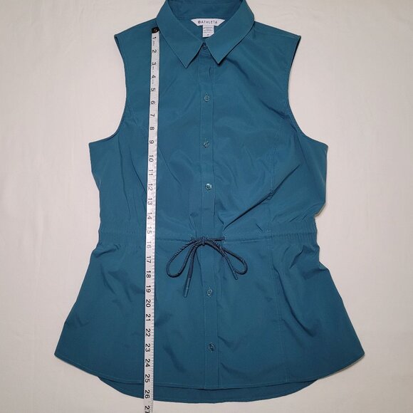 Athleta Womens Levitate Poplin Tank Size Medium - Picture 3 of 8